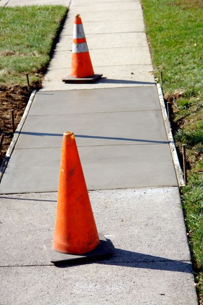 Sidewalk Panel Replacement in Waxahachie