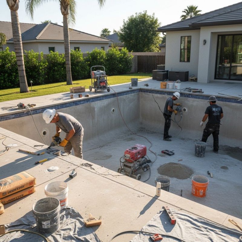 Concrete Pool Deck Repair